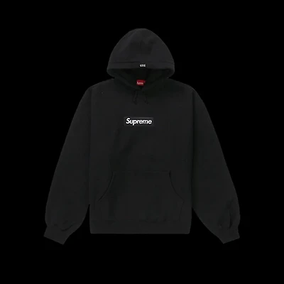 Supreme Screen Box Logo Hoodie Black