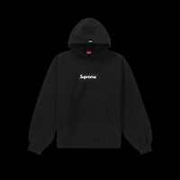 Supreme Screen Box Logo Hoodie Black