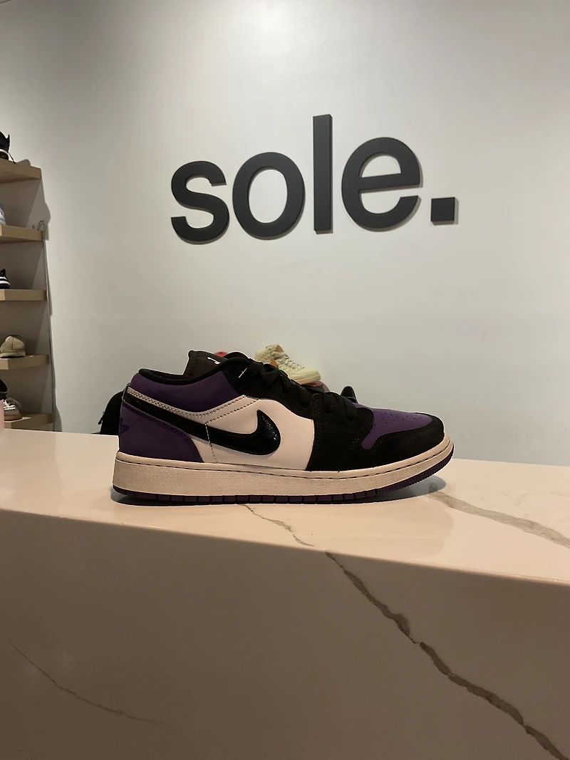 Pre-Owned Air Jordan 1 Low GS 'Court Purple'