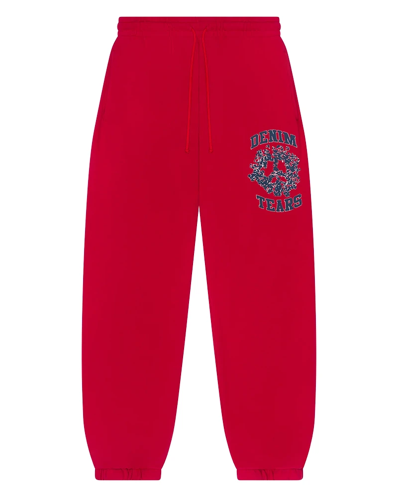 Denim Tears University Sweatpants Red