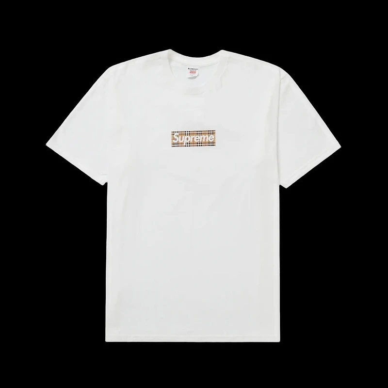 Supreme Burberry Tee White