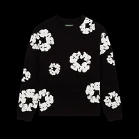 Denim Tears Long-Sleeve Wreath Tee 'Black'