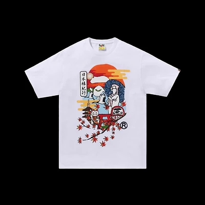 Bape Japan Culture Autumn Ape Head Tee White