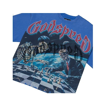 Godspeed Checkmate Blue Tee