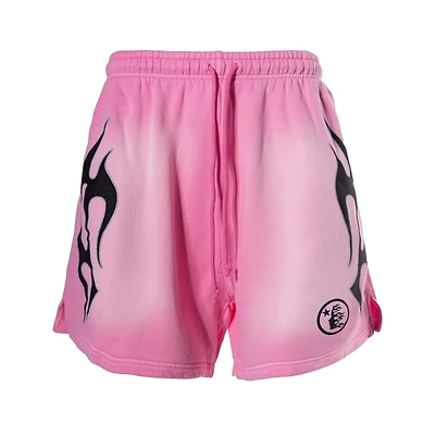 Hellstar Flame Shorts Pink/Black