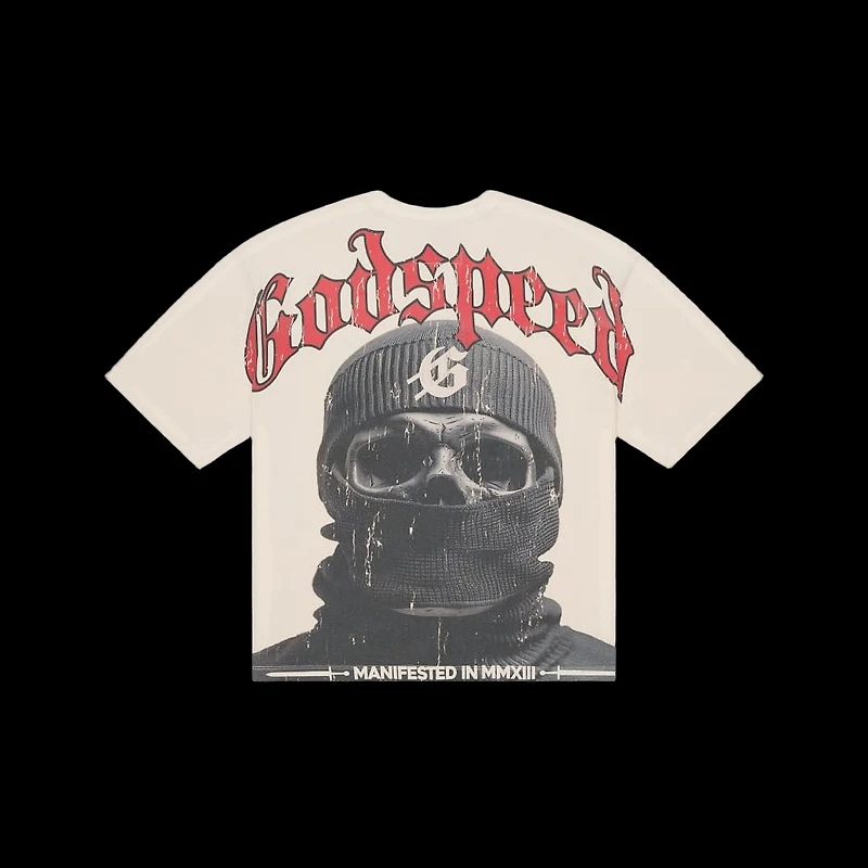 Godspeed Balaclava Szn Tee Bone Red