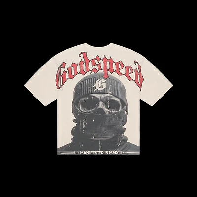 Godspeed Balaclava Szn Tee Bone Red