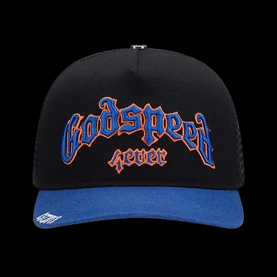 Godspeed GS FOREVER TRUCKER HAT Black/Blue/Orange