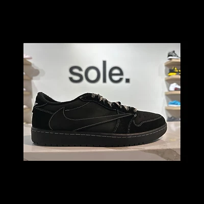 Pre-Owned Travis Scott x Air Jordan 1 Retro Low OG SP 'Black Phantom'