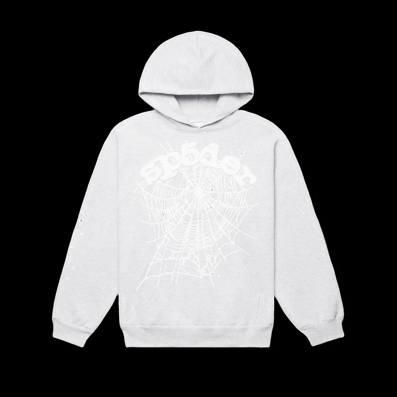 Sp5der Web Hoodie Grey