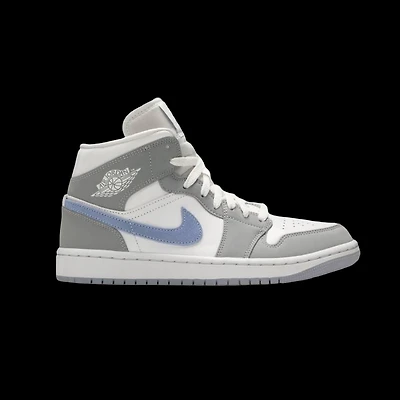 Women's Air Jordan 1 Mid 'Wolf Grey Aluminum'
