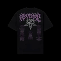 Revenge Metal Tour Tee Black Purple