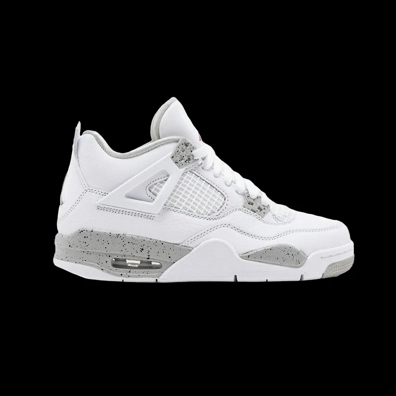 Air Jordan 4 GS Retro 'White Oreo'