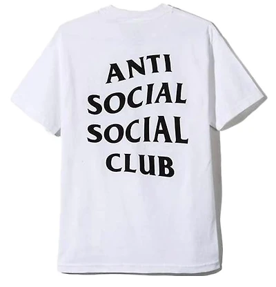 Anti Social Club Logo 2 T-Shirt 'White'