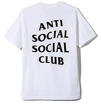 Anti Social Club Logo 2 T-Shirt 'White'