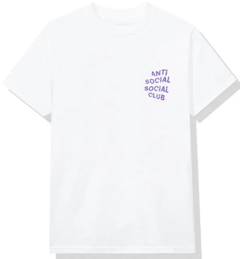 Anti-Social manic tee white