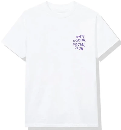 Anti-Social manic tee white