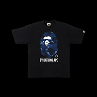 Bape Navy Ape Head Tee Black