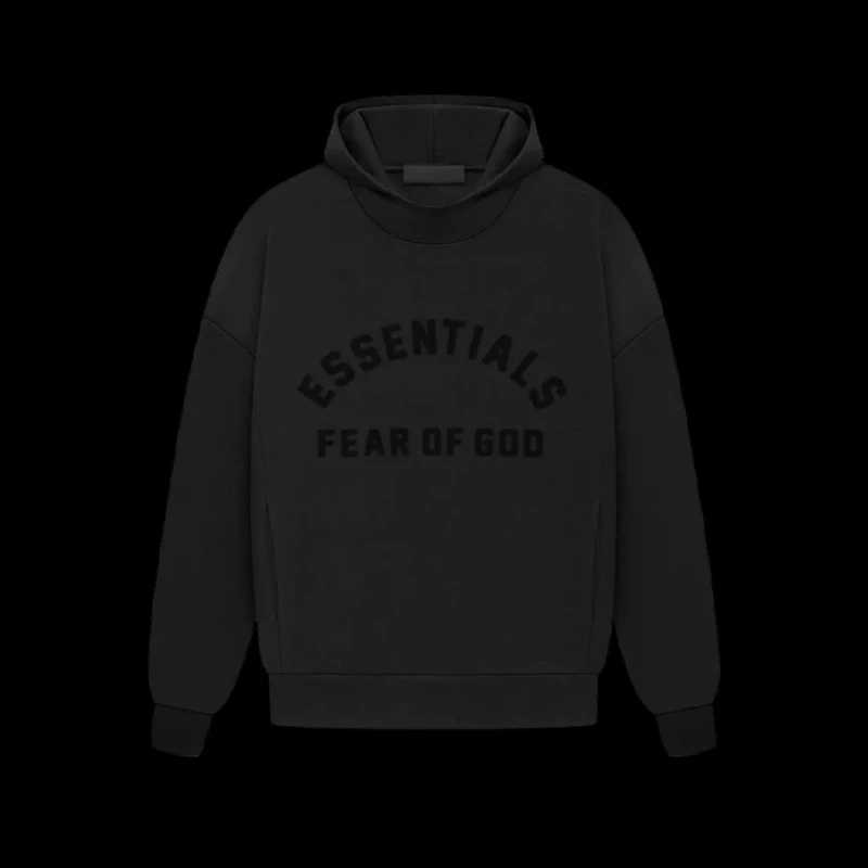 Essentials Hoodie Jet Black Arc
