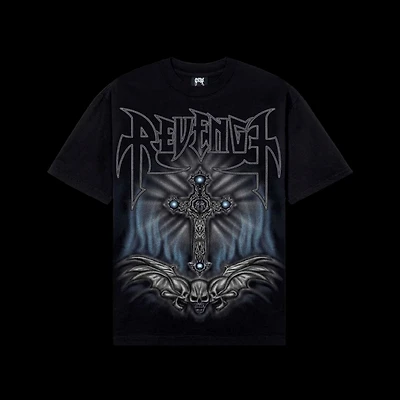 Revenge Airbrush Metal Tee Black