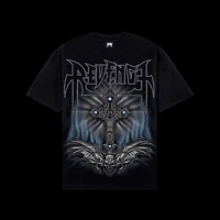 Revenge Airbrush Metal Tee Black