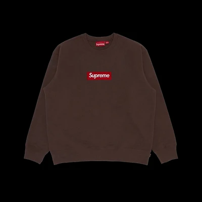 Supreme Box Logo Crewneck 'Brown'