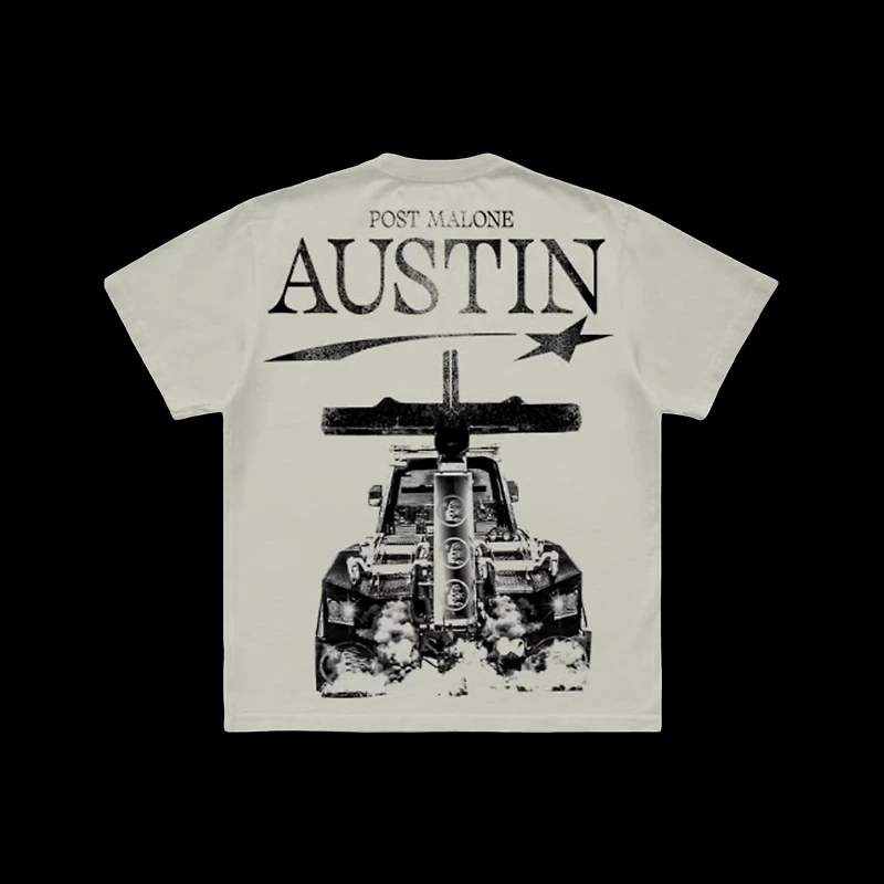 Hellstar Post Malone tee cream