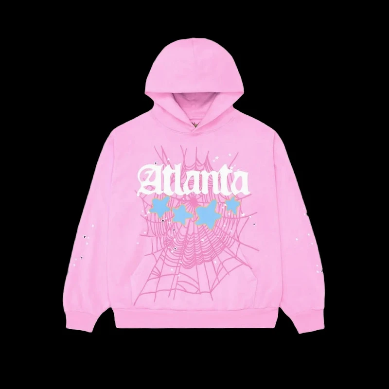 Sp5der Atlanta Hoodie Pink