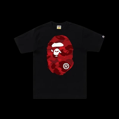 Bape Red Big Head Tee Black