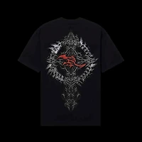 Revenge Spine Tee Black