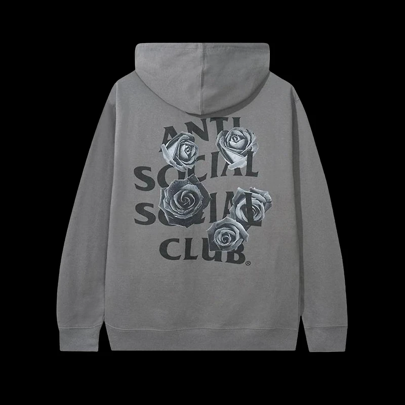 Anti-Social Bat Emoji Hoodie Grey