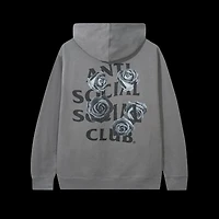 Anti-Social Bat Emoji Hoodie Grey