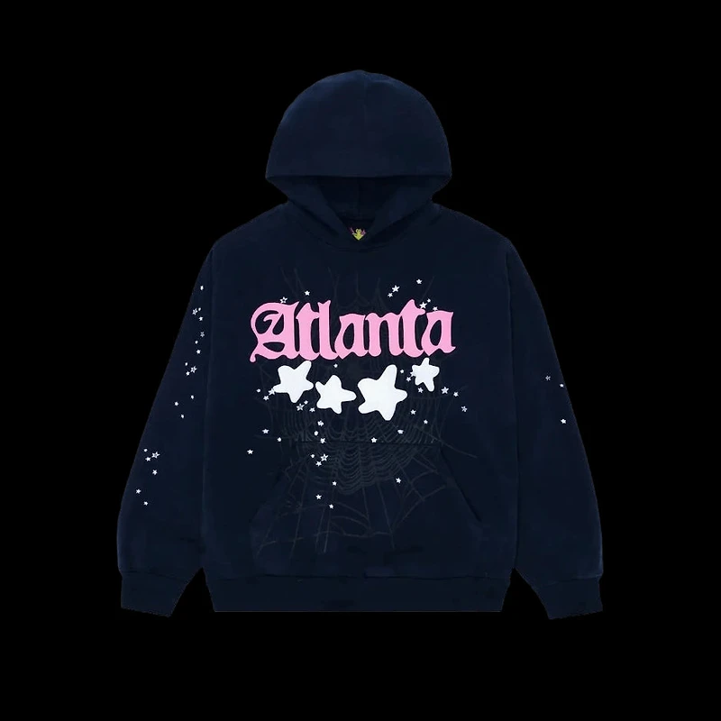Sp5der Atlanta Hoodie Navy