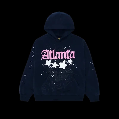 Sp5der Atlanta Hoodie Navy