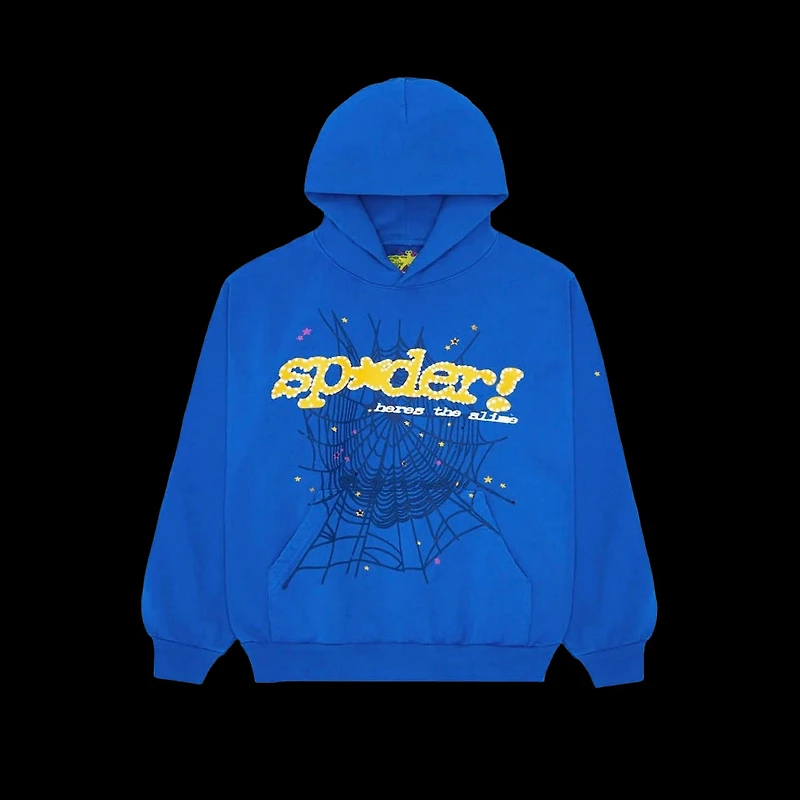 Sp5der TC Hoodie Blue