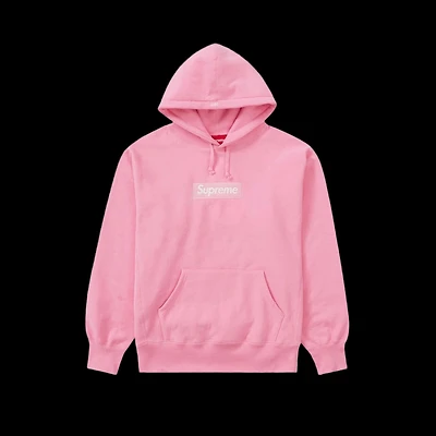 Supreme Box Logo Hoodie Pink FW21