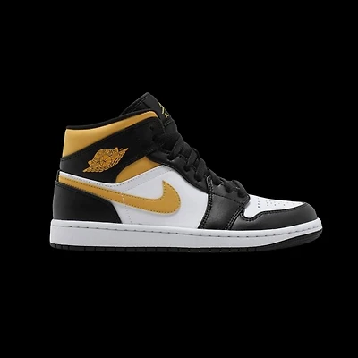 Air Jordan 1 Mid 'Black University Gold'