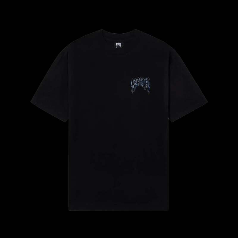 Revenge Blue Lightning Arch Tee Black
