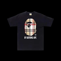 Bape Burberry Ape Head Tee
