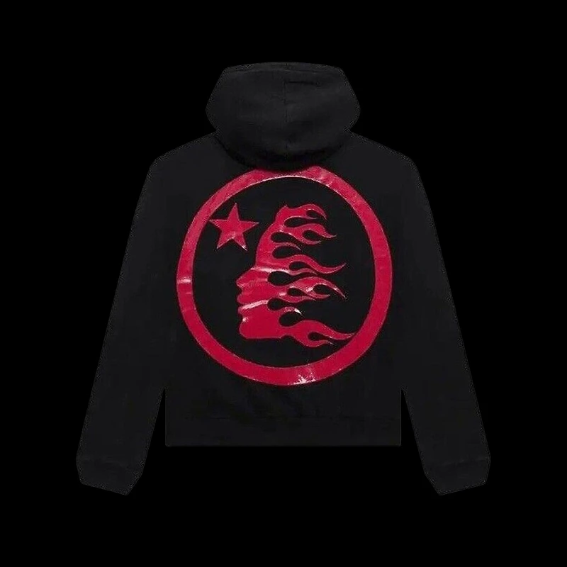 Hellstar Sports gel logo hoodie black