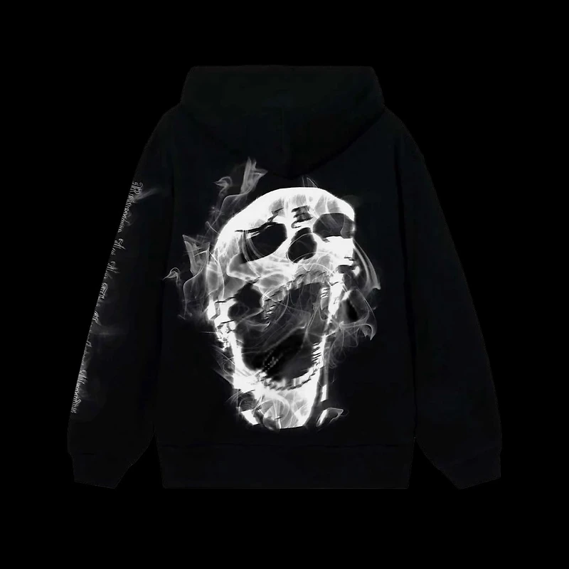 Revenge Smoke Lightning Hoodie Black