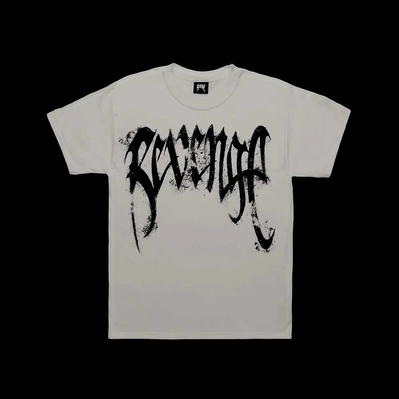 Revenge Puff Print St. Micheal Tee Cement