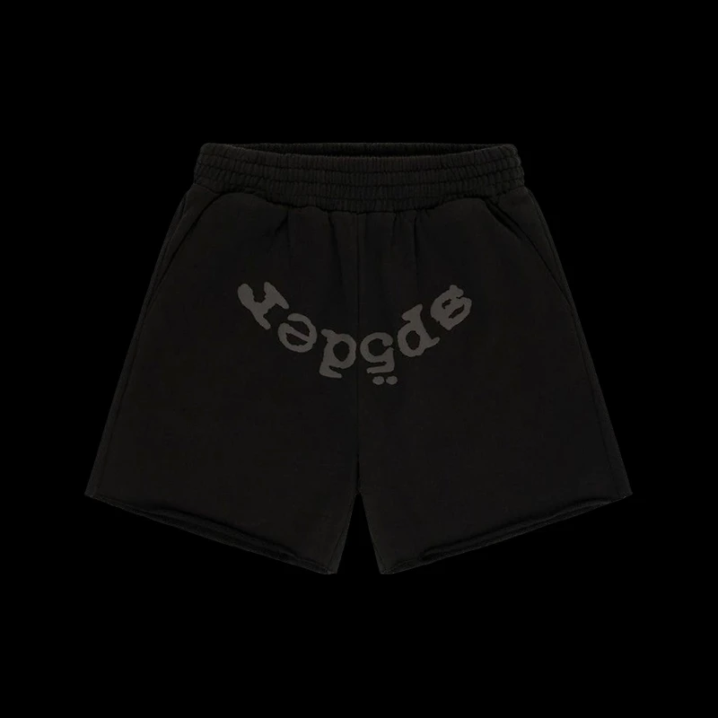 Sp5der OG Web V2 Phantom Sweatshort 'Black'