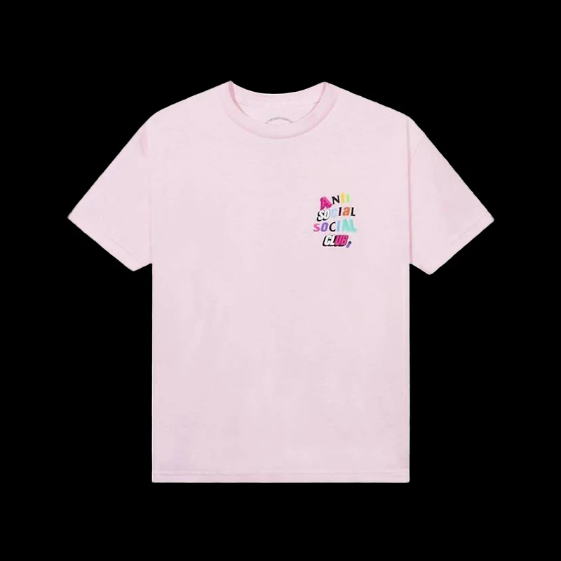Anti-Social real me tee pink