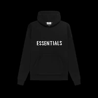 Essentials Knit Hoodie Black