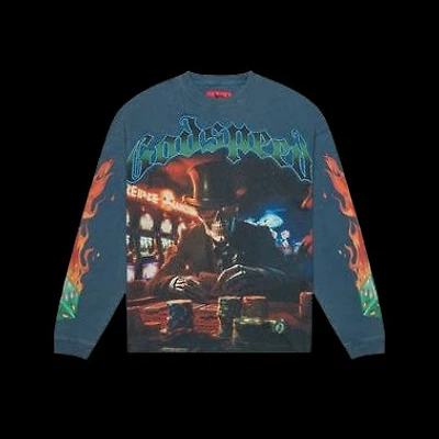 Godspeed Life's A Gamble LS T-shirt ( Wash