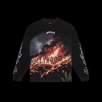 Godspeed Hollywood Inferno LS T-shirt (Black Wash)