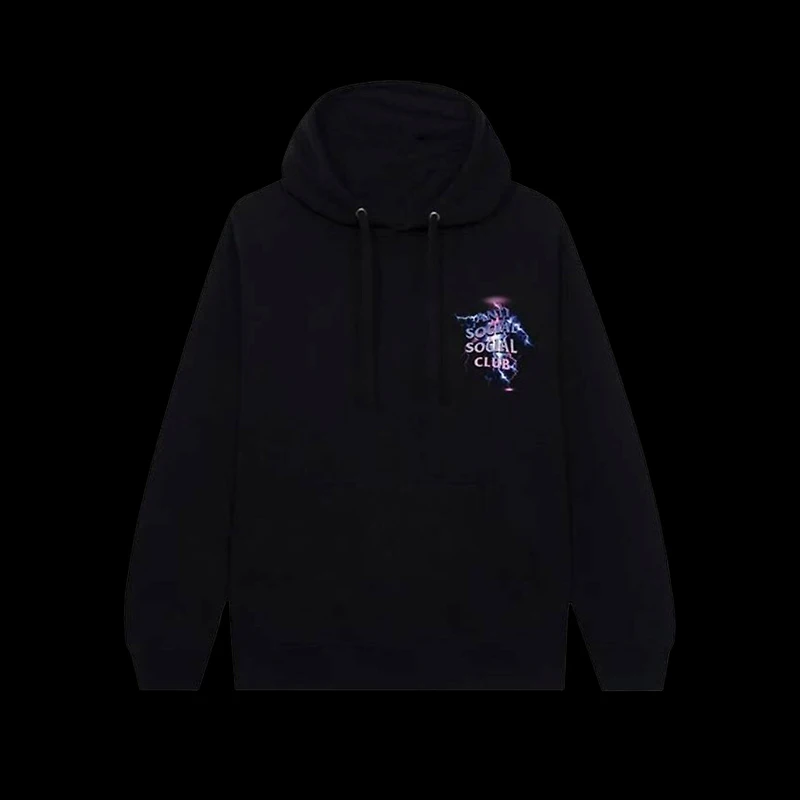 Anti-Social Bolt From The Blue Hoodie Black