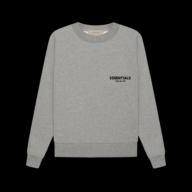 Essentials Dark Oatmeal Crewneck
