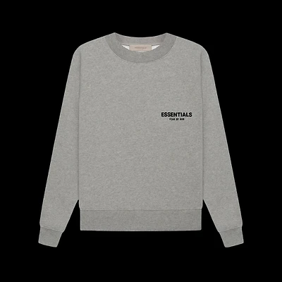 Essentials Dark Oatmeal Crewneck